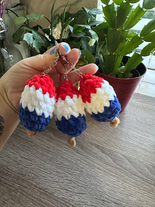 Popsicle keychain